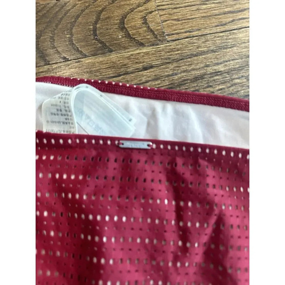 Abercrombie & Fitch Side Knot Bikini Bottom Burgundy Size Medium - Picture 4 of 5